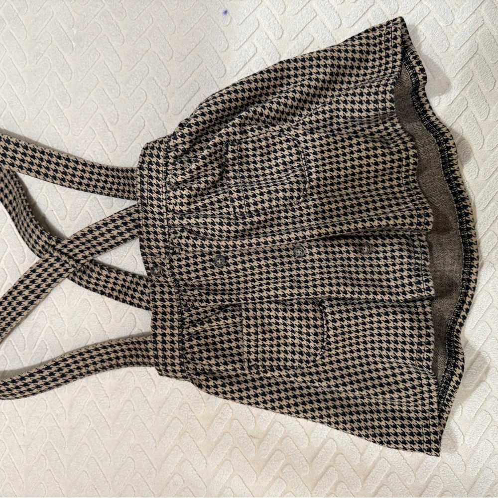 Carter's Black and Tan Houndstooth Jumper